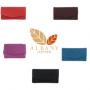 Albany leather purses in cool shades of soft nappa leather.