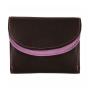 Safari purse in brown: pink