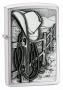 Zippo High Polish Chrome Emblem Lighters