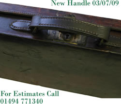 Leather Repair of new handle