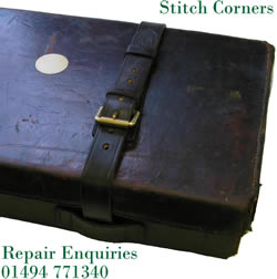 Leather Repairs stitch corners