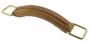 Leather Attache or Suitcase Handle, Light Tan