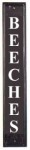  by inch gate post house sign in cast metal