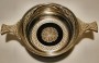  inch pewter quaich bowl with celtic knot motif
