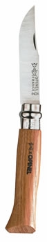 locking opinel stainless steel bladed knife wi