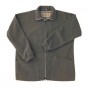 barbour classic fleece jacket in olive green