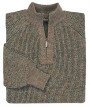 barbour country tweed half zip sweater