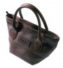 barbour ladies brown leather tote bag