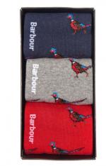 Barbour Pheasant Sock gift set