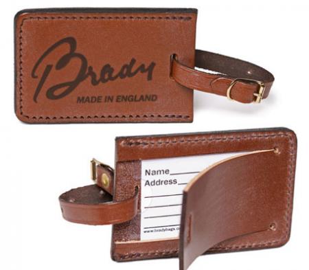 Brady Leather Luggage Label 8R-LUG