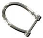 Chrome handbag strap attachment ohp2684