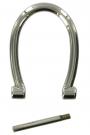 Chrome handbag strap attachment ohp2684