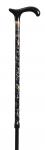 Glitterati Gold Tendrils adjustable derby handled walking cane 4642B