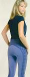 Gorringe Check Jodhpurs - Adult (indigo shown)