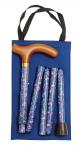 Handbag Folding Walking Canes 4800A navy floral