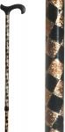 Harlequin adjustable opulent derby walking cane 465D