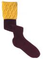 Hunter Balmoral Royal Long Woollen Socks for Adults S23674 (merlot:yellow shown)