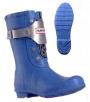 Hunter Festival Boot 2009 Short W23621 Aqua Blue and Silver