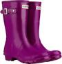 Hunter Original Wellington Boot Short Gloss W23700 Violet