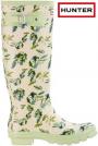 Hunter RHS Original Wellington Boot Oak Leaves and Acorns design W23605 OAK
