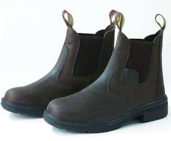 Just Togs Alberta Protective Jodhpur Boot Adult 630 - brown shown