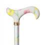 Ladies Tea Party Extending Derby Walking Cane pastel floral 4097L
