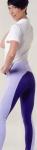 Ladies Two Tone 400 Jodhpurs shown with purple seat colour and mist hip colour