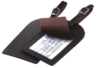 leather labels for luggage