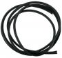 Length of Rolled Black Leather Strapping
