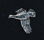 pewter grouse badge