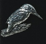 pewter kingfisher badge