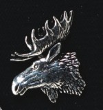 pewter moose badge
