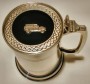 pewter tankard with landrover lid inclusion