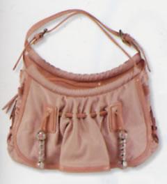 Pink synthetic handbag by Smith and Canova 89084PINK