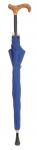 Plain Height Adjustable Walking Umbrella 4721B Royal Blue