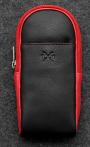 Safari Leather Spectacle Case 430446 black: grey