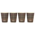Set of Four Bamboo Picnic Cups by Barbour UAC0239