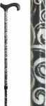 Silver Spirals adjustable opulent derby walking cane 4650C