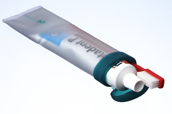 the tube toothbrush holder