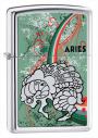 Zippo Lighter showing Aries Zodiac Sign 24931