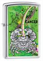Zippo Lighter showing Cencer Zodiac Sign 24934