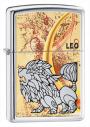 Zippo Lighter showing Leo Zodiac Sign 24934