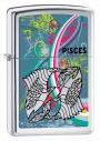 Zippo Lighter showing Pisces Zodiac Sign 24930