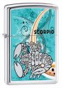 Zippo Lighter showing Scorpio Zodiac Sign 24938