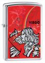 Zippo Lighter showing Virgo Zodiac Sign 24936