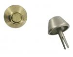 Base studs and feet for briefcases, suitcases, handbags and holdalls