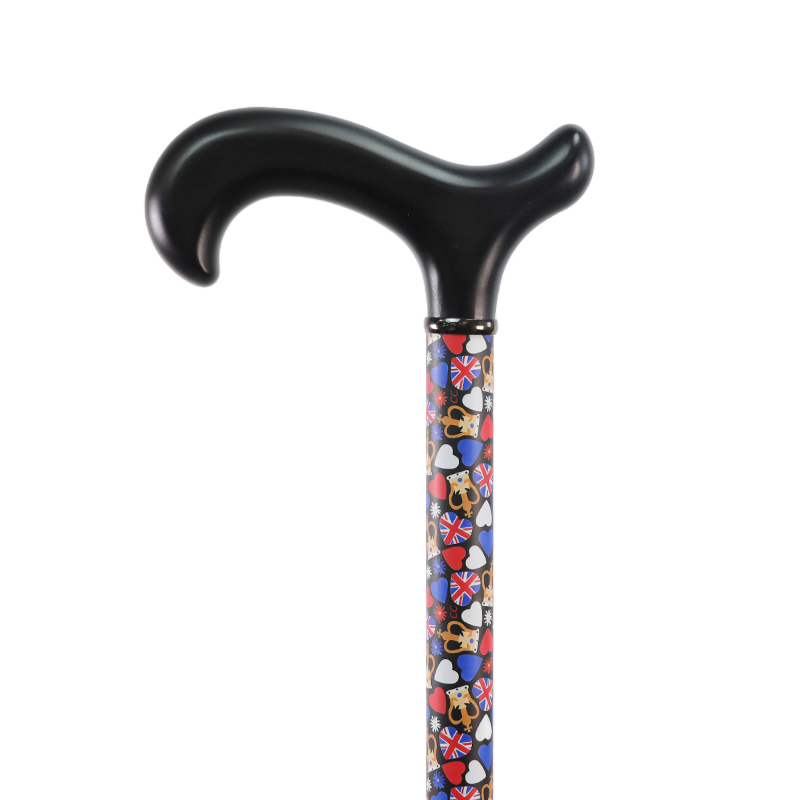 Adjustable crowning glory walking cane 4850B