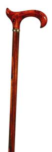 Amber Derby Walking Cane