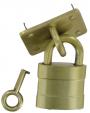 Antique Brass Finish Padlock for Handbags CXPAD1