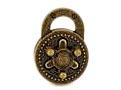 Antiqued Brass Handbag Flap Catch